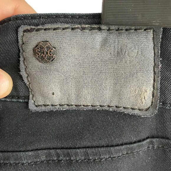 SILVER JEANS Suki Slim W28 L31 Black Women's Jeans, Flaw - Picture 9 of 16